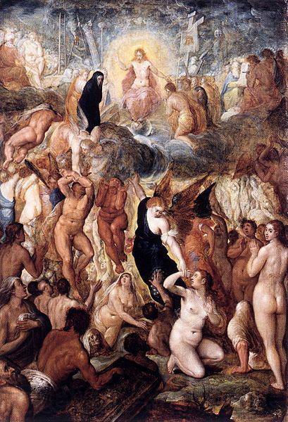 Hieronymus Francken The Last Judgment Germany oil painting art